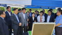 임이자, TK 신공항 건설 예정지 방문 …“중앙정부 지원 절실”